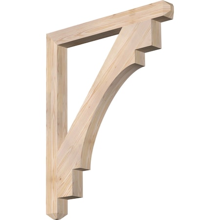 Merced Craftsman Smooth Bracket, Douglas Fir, 3 1/2W X 36D X 44H